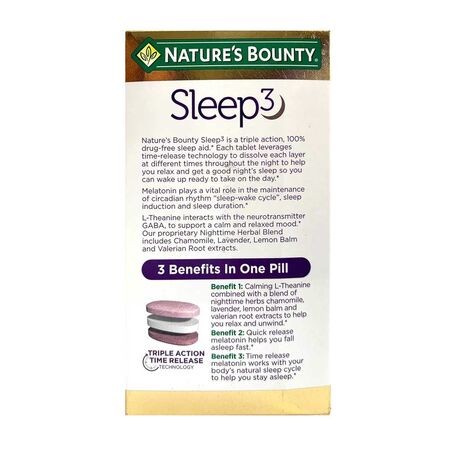 Nature's Bounty Sleep 3 120 Tablets