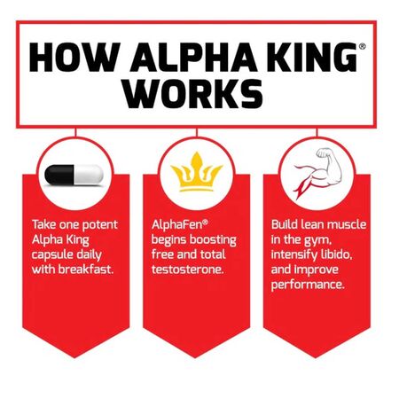 Force Factor Alpha King Testosterone Booster 30 Capsules