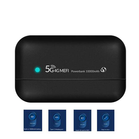 4G LTE Pocket Wifi Router with Powerbank