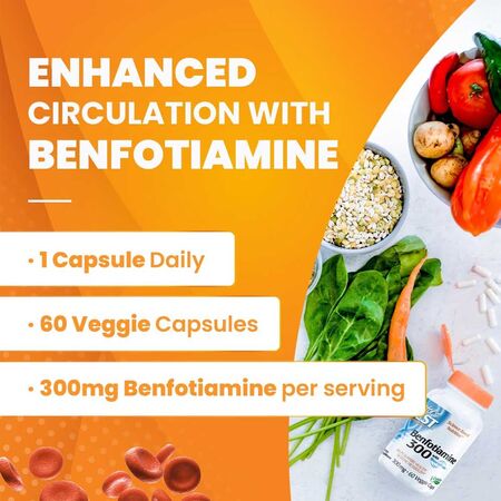 Doctor's Best Benfotiamin 60 Veg Capsules