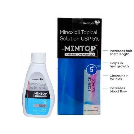 Minoxidil Topical Solution Mintop Hair Restore Formula 60ml
