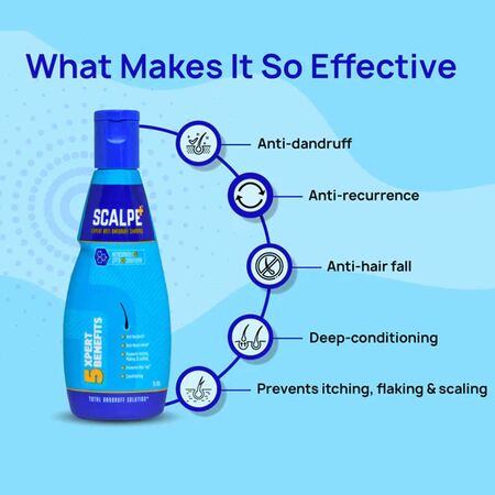 Scalpe+ Anti Dandruff Shampoo