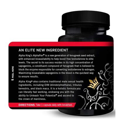 Force Factor Alpha King Testosterone Booster 30 Capsules