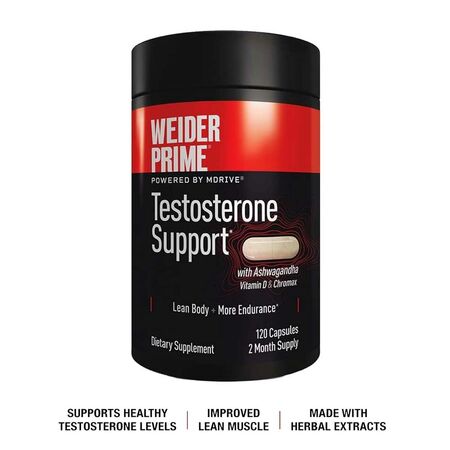 Weider Prime Testosterone Support 120 Capsules