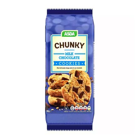 ASDA Chunky Milk Chocolate Cookies 180g