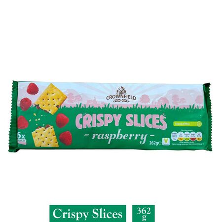 Crownfield Crispy Slices Raspberry 262g