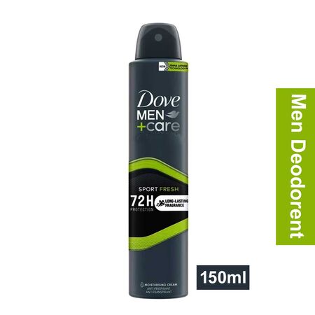 Dove Men+ Care Sport Fresh 72h Protection Antiperspirant Spray 150ml