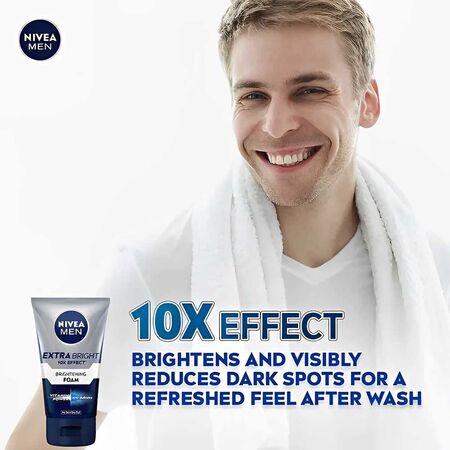 Nivea Men Extra Brightening Foam 100g Nivea Men Extra Brightening Foam 100g