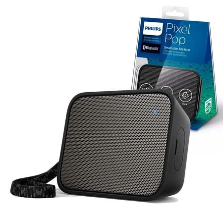 Philips Pixel Pop BT110R Portable Wireless Bluetooth Speaker