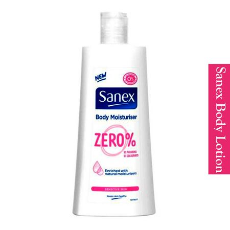 Sanex Moisturiser Zero% Body Lotion