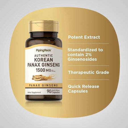 Piping Rock Korean Panax Ginseng Capsules
