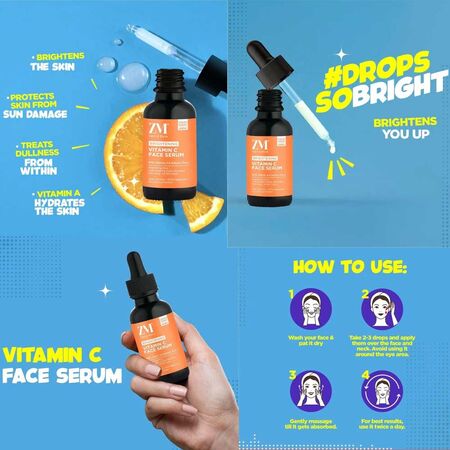 Zayn & Myza Brightening Vitamin C Face Serum 30ml Zayn & Myza Brightening Vitamin C Face Serum 30ml
