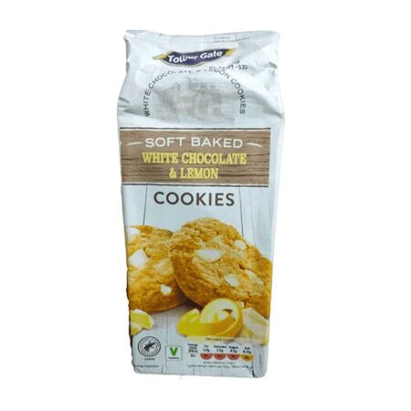 Tower Gate White Chocolate & Lemon Cookies 200g