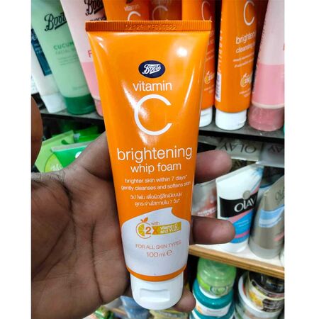 Boots Vitamin C Brightening Whip Foam