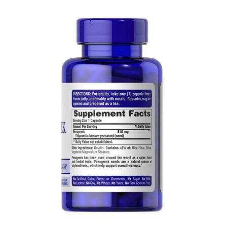 Puritan's Pride Fenugreek Capsules Puritan's Pride Fenugreek Capsules