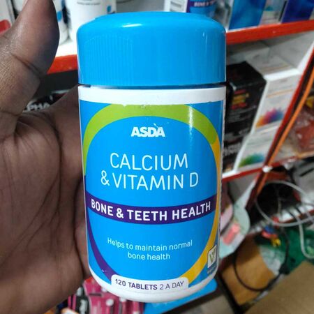 ASDA Calcium & Vitamin D 120 Tablets