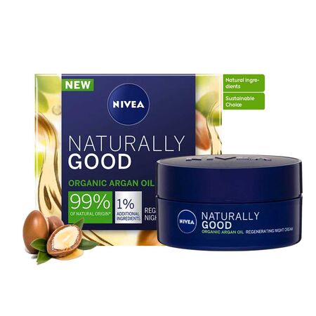 Nivea Organic Argan Oil Regenerating Night Cream 50ml