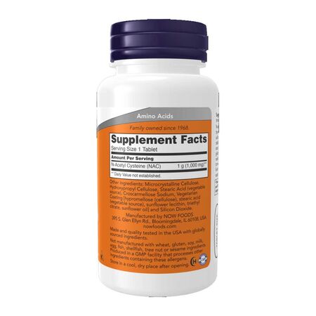 Now NAC 1000mg 60 Tablets Now NAC 1000mg 60 Tablets