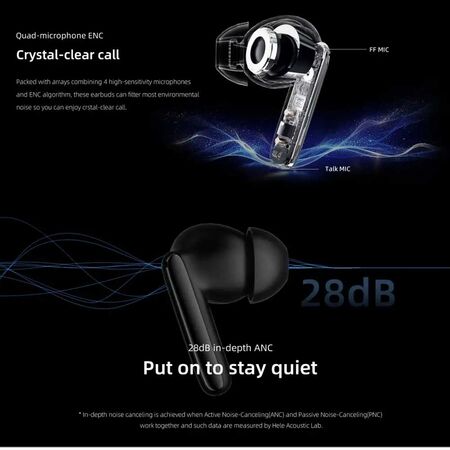 QCY T13 ANC 2 Bluetooth Earbuds QCY T13 ANC 2 Bluetooth Earbuds