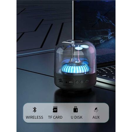 Recci Amber LED Light Wireless Speaker Recci Amber LED Light Wireless Speaker