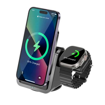 WiWU 3 in 1 Wireless Charger 15W