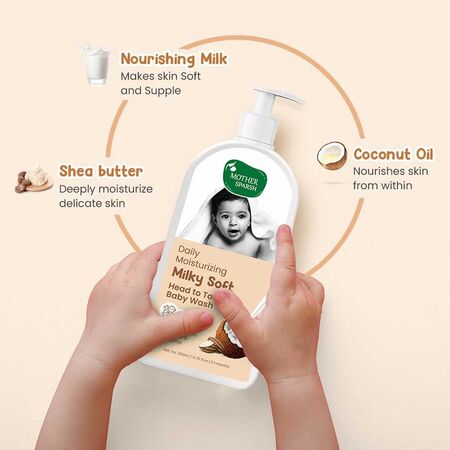 Mother  Sprash Milky Soft Head to Toe Baby Wash