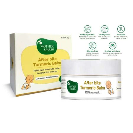 Mother Sparsh After Bite Turmeric Balm for Babies 25g