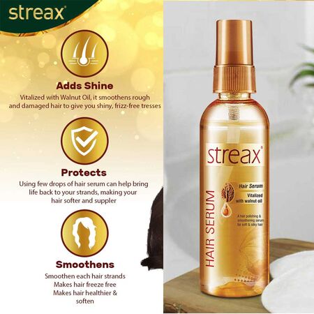 Streax Walnut Oil Hair Serum Streax Walnut Oil Hair Serum