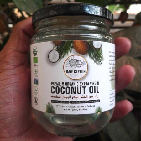 Ceylon Naturals Organic Extra Virgin Coconut Oil 200ml
