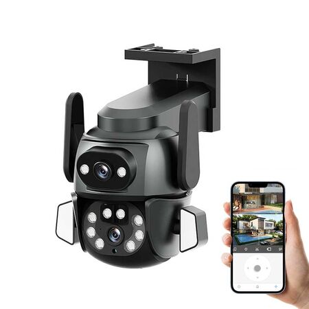 XO CR04 Dual Lens Linkage Monitor Home Camera