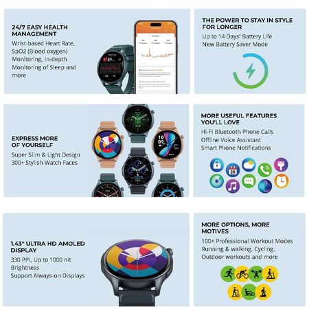 Zeblaze Btalk 3 Pro Smart Watch