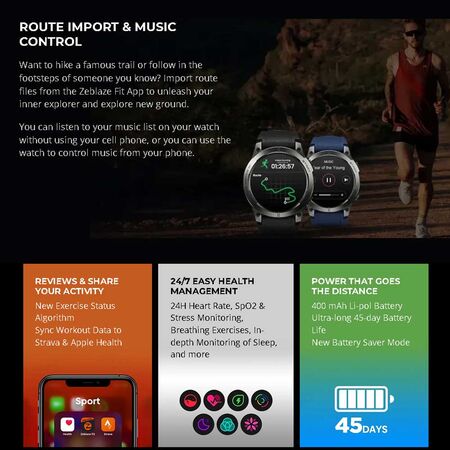 Zeblaze Stratos 3 Pro Smart Watch