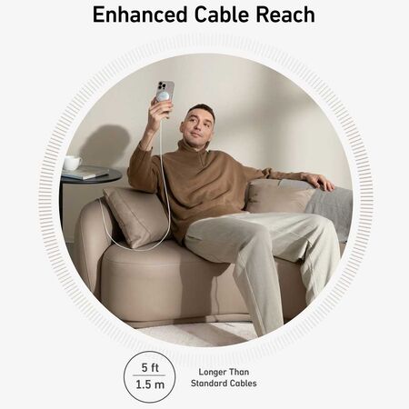 Anker MagGo Wireless Charger (Pad) long cable