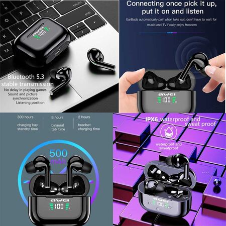 Awei T29P Bluetooth Earbuds Awei T29P Bluetooth Earbuds