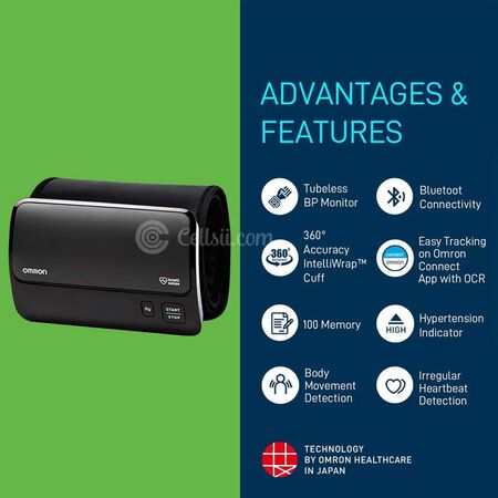 Omron HEM-7600T Blood Pressure Monitor