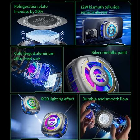 Plextone EX2 Ultra Mobile Phone Cooling Fan