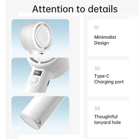 Plextone F2 Handheld Fan 1200mAh