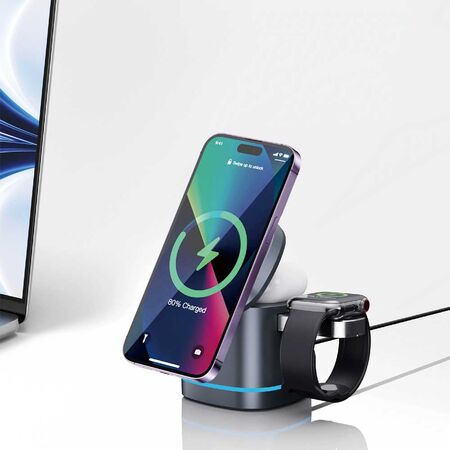 WiWU 3 in 1 Wireless Charger WiWU 3 in 1 Wireless Charger