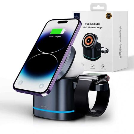 WiWU Wi-W024 3 in 1 Wireless Charger WiWU Wi-W024 3 in 1 Wireless Charger