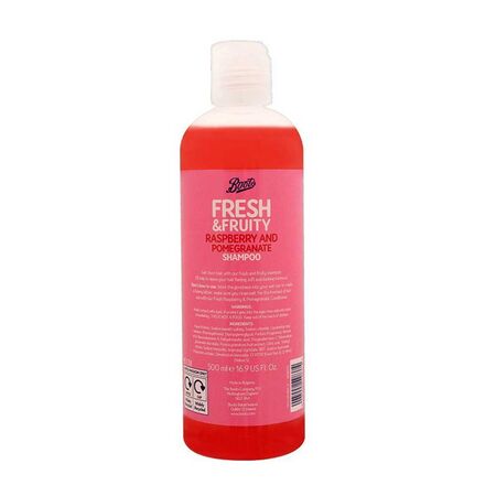 Boots Raspberry and Pomegranate Shampoo