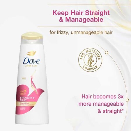 Dove Ultra Care Straight & Silky Shampoo 330ml Dove Ultra Care Straight & Silky Shampoo 330ml