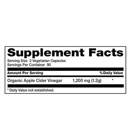 Nature's Truth Apple Cider Vinegar Tablets