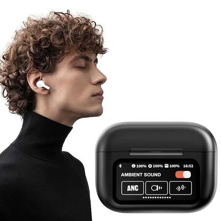 A9 Pro Touch Screen Bluetooth Earbuds