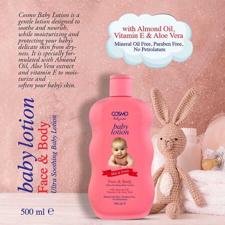 Cosmo Baby Face & Body Lotion 500ml