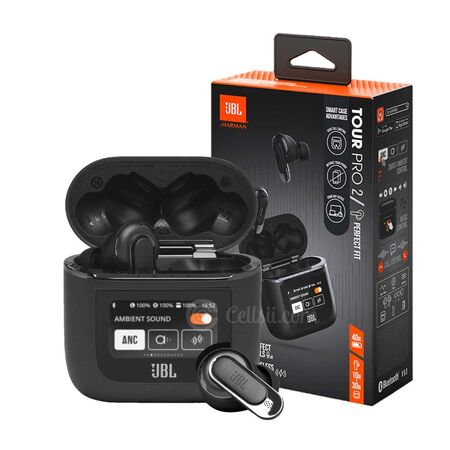 JBL Tour Pro 2 Noise Cancelling Bluetooth Earbuds