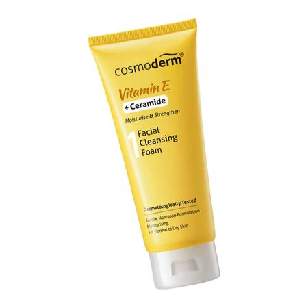 Cosmoderm Vitamin E + Ceramide Facial Cleansing Foam 125ml