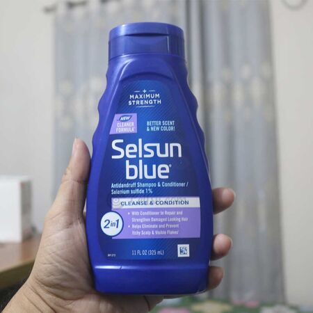 Selsun Blue Maximum Strength 2 in 1 Antidandruff Shampoo & Conditioner