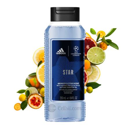 Adidas Star Natural Shower Gel 250ml