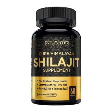 Pure Himalayan Shilajit Supplement 60 Capsules