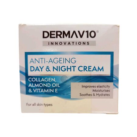 Derma V10 Anti Ageing Day & Night Cream 50ml
